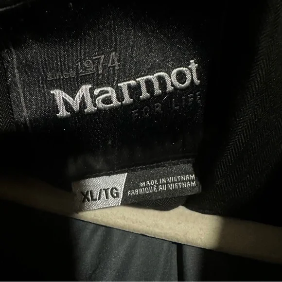 Marmot Women’s Southgate 700 black/ gray down jacket Size XL - Picture 4 of 6